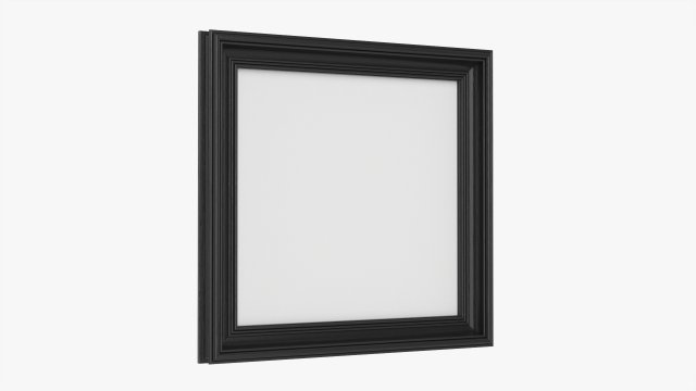 Frame With Picture Square 02 Modèle 3D .c4d .max .obj .3ds .fbx .stl .blend 