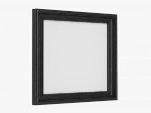 Frame With Picture Square 02 3D Model
