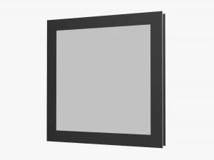 Frame With Picture Square 02 3D Model