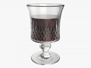 Glass Goblet 01 3D Модель