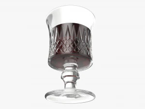 Glass Goblet 01 3D Model
