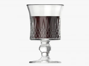 Glass Goblet 01 3D Model