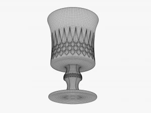 Glass Goblet 01 3D Model