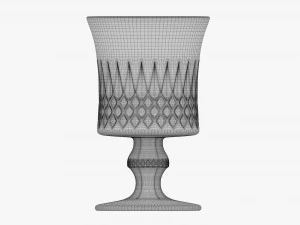 Glass Goblet 01 3D Model