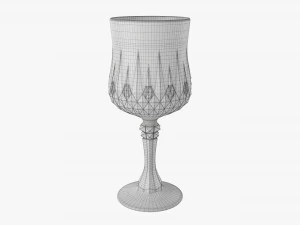 Glass Goblet 02 3D Model