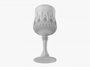 Glass Goblet 02 3D Model
