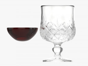Glass Goblet 03 3D Модель