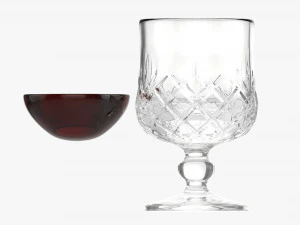 Glass Goblet 03 3D Model