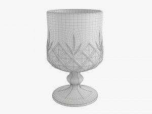 Glass Goblet 03 3D Модель