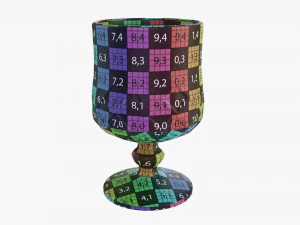 Glass Goblet 03 3D Model