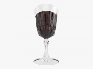 Glass Goblet 04 3D Model