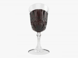 Glass Goblet 04 3D Model