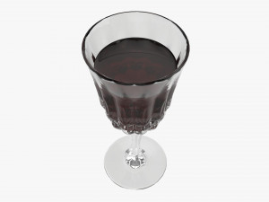 Glass Goblet 04 3D Model