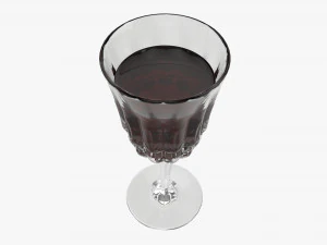 Glass Goblet 04 3D Model