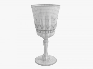 Glass Goblet 04 3D Model