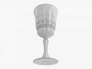 Glass Goblet 04 3D Model