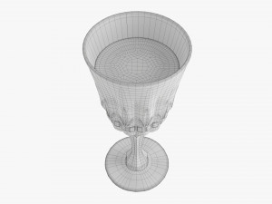 Glass Goblet 04 3D Model