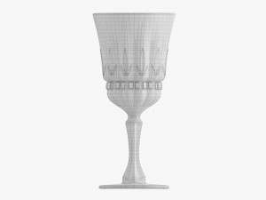Glass Goblet 04 3D Model