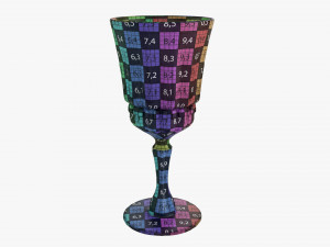 Glass Goblet 04 3D Model