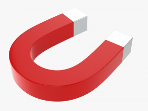 Horseshoe Magnet 3D Модель