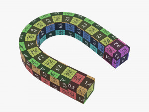 Horseshoe Magnet 3D Модель