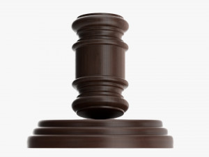 Judges Gavel 01 3D Model
