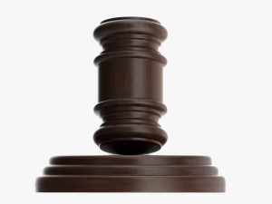 Judges Gavel 01 3D Model