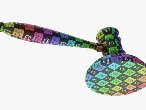 Judges Gavel 01 3D Model