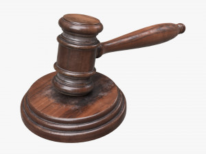 Judges Gavel 02 Modelo 3D