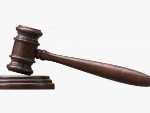 Judges Gavel 02 3D Model