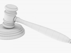 Judges Gavel 02 Modelo 3D