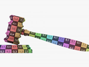 Judges Gavel 02 Modelo 3D