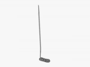 Kitchen Whisk 01 3D Model
