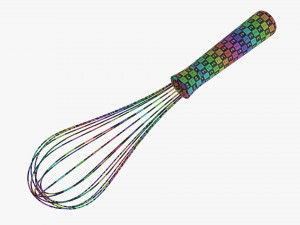 Kitchen Whisk 02 3D 모델