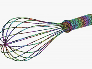 Kitchen Whisk 02 3D 모델