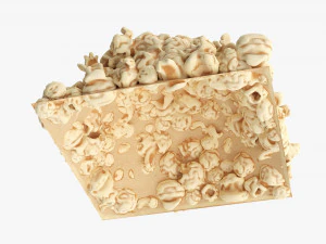 Large Popcorn Box 3D Model