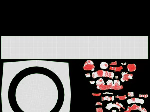 Large Popcorn Box 3D Model