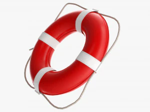 Life-Buoy Ring 3D Model