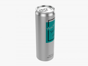 Mega Sleek Beverage Can 591 Ml 20 Oz 3D Model