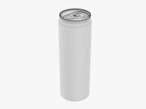 Mega Sleek Beverage Can 591 Ml 20 Oz 3D Model