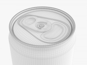 Mega Sleek Beverage Can 591 Ml 20 Oz 3D Model