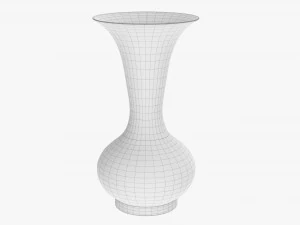Metal Oriental Vase 01 3D Model