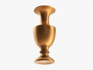 Metal Oriental Vase 02 Modelo 3D