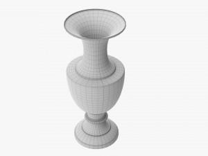 Metal Oriental Vase 02 Modelo 3D