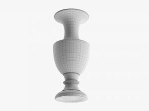 Metal Oriental Vase 02 Modelo 3D