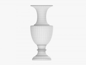 Metal Oriental Vase 02 Modelo 3D