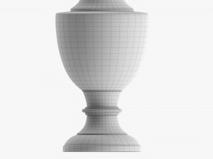 Metal Oriental Vase 02 Modelo 3D