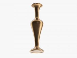 Metal Oriental Vase 03 Model 3D