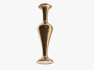 Metal Oriental Vase 03 3D Model