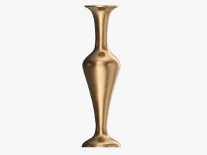 Metal Oriental Vase 03 3D Model